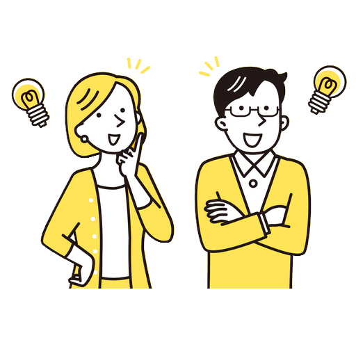 紹介をイメージするイラスト